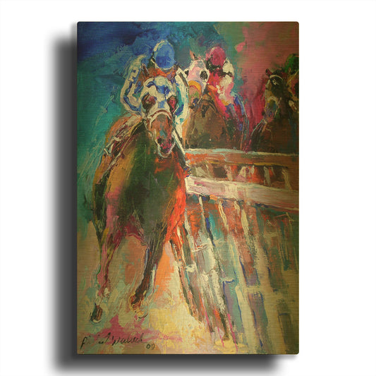 'Last Leg' By Richard Wallich Gold Metal Wall Art