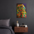 'Lion New' By Bob Weer Gold Metal Wall Art