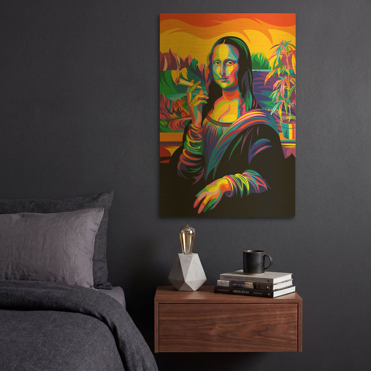'Mona Lisa' By Bob Weer Gold Metal Wall Art
