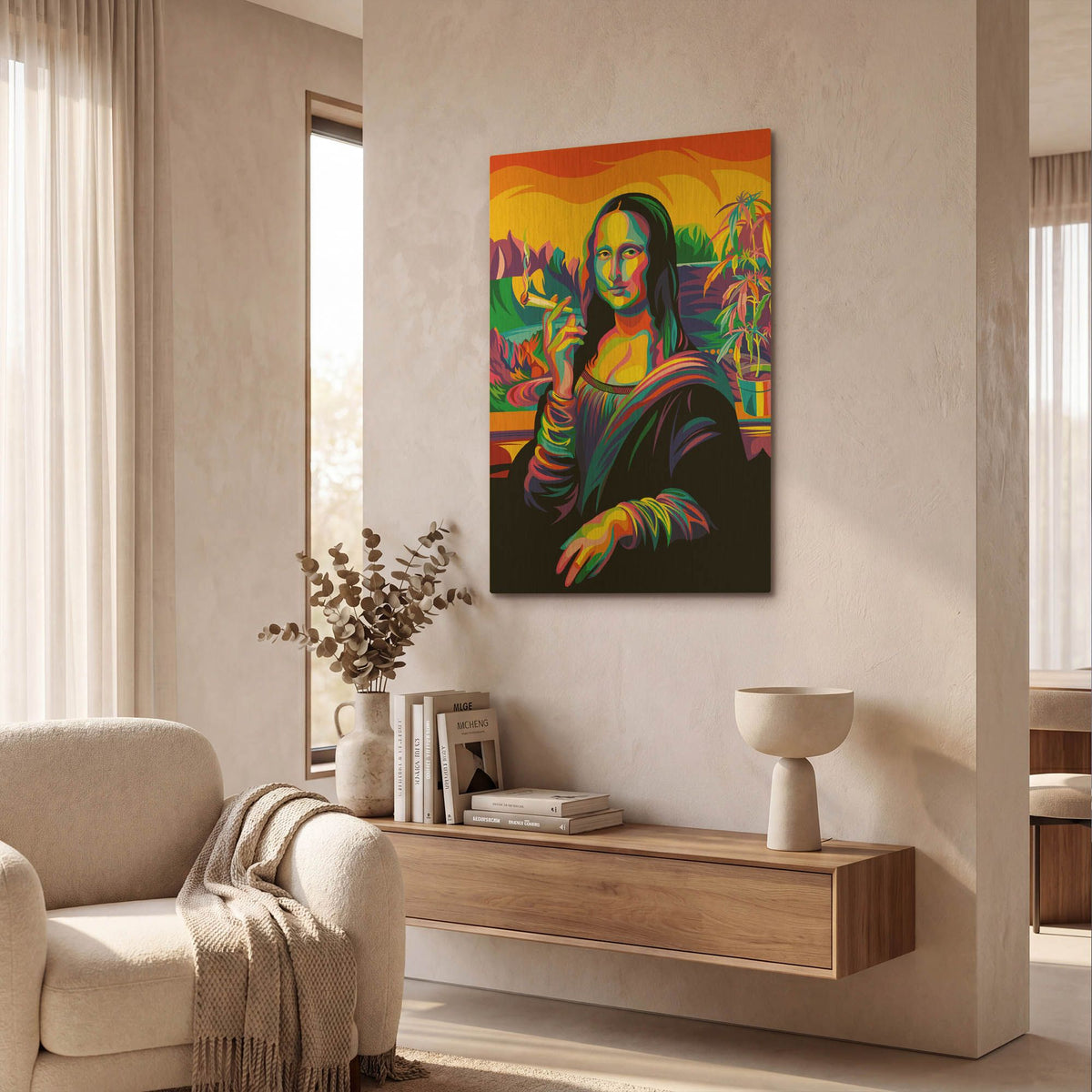 'Mona Lisa' By Bob Weer Gold Metal Wall Art
