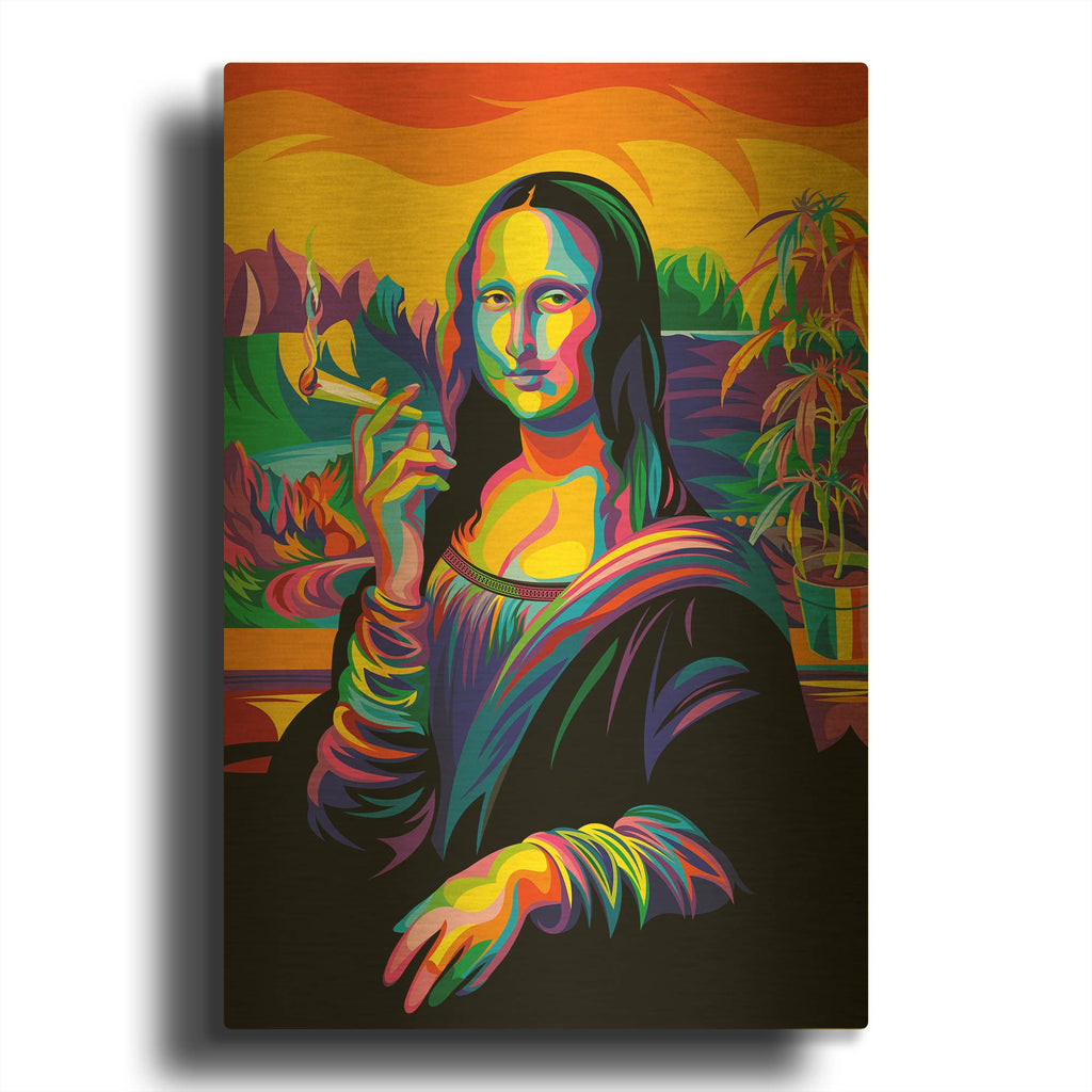 'Mona Lisa' By Bob Weer Gold Metal Wall Art