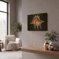 'Stegosaurus' By Bob Weer Gold Metal Wall Art