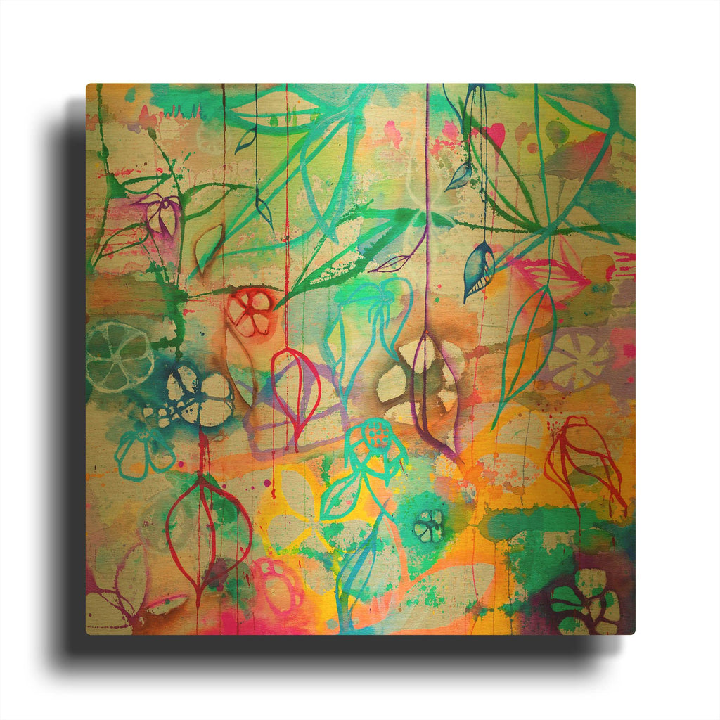 'Blossom Baby' By Zwart Gold Metal Wall Art