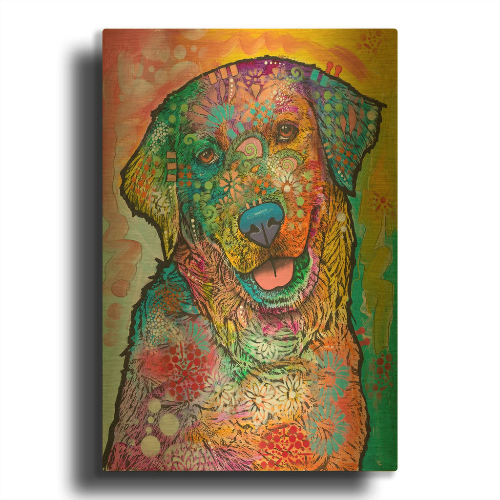 'Derpy Love' By Dean Russo Gold Metal Wall Art