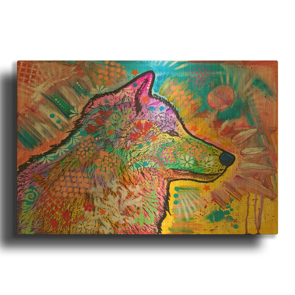 'Observing' By Dean Russo Gold Metal Wall Art