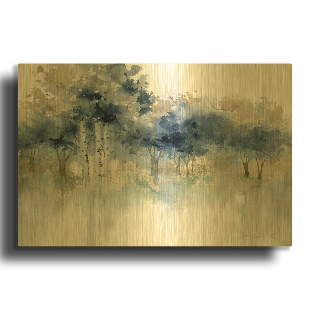 'Waters Edge I' By Carol Robinson Gold Metal Wall Art