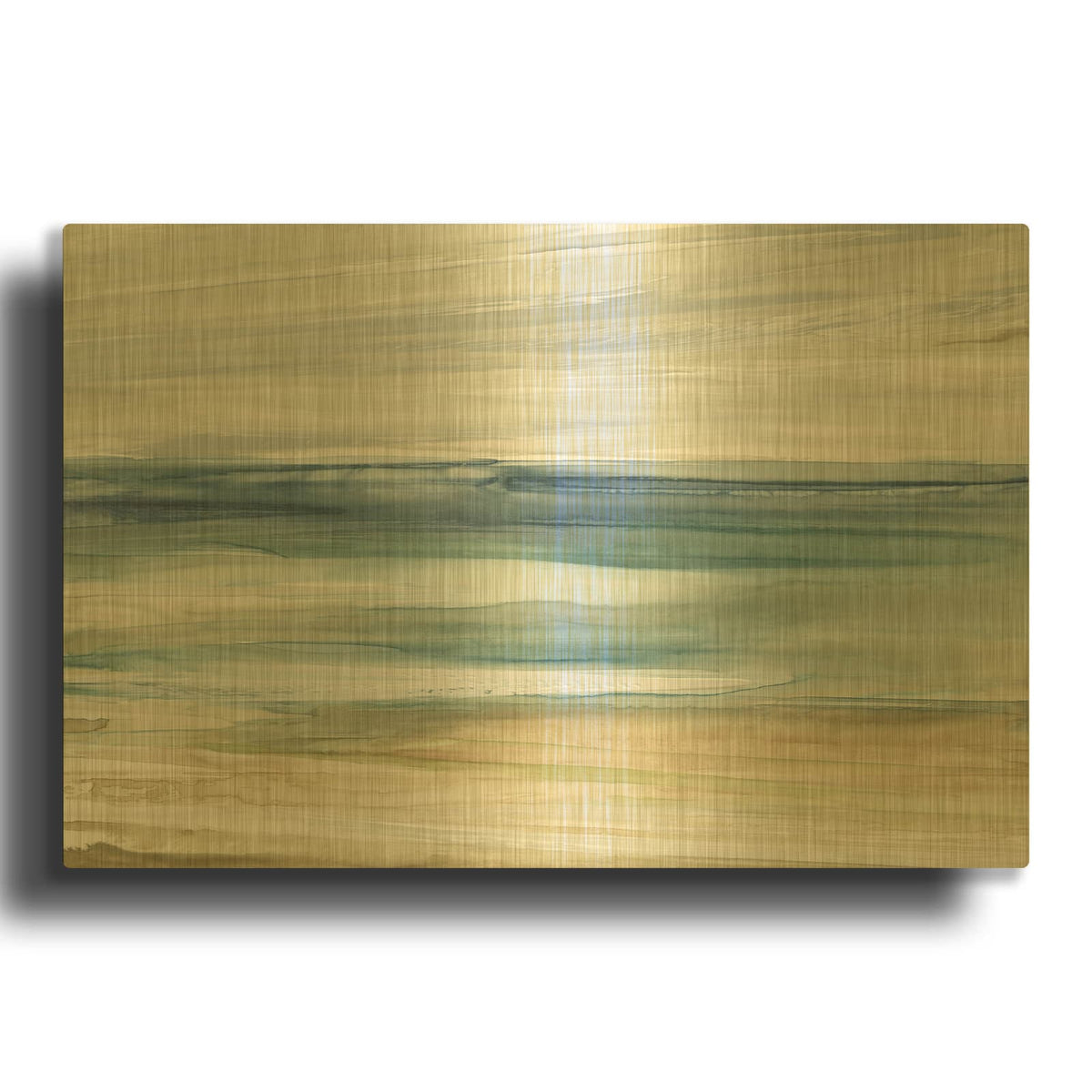 'Ocean Breeze' By Carol Robinson Gold Metal Wall Art
