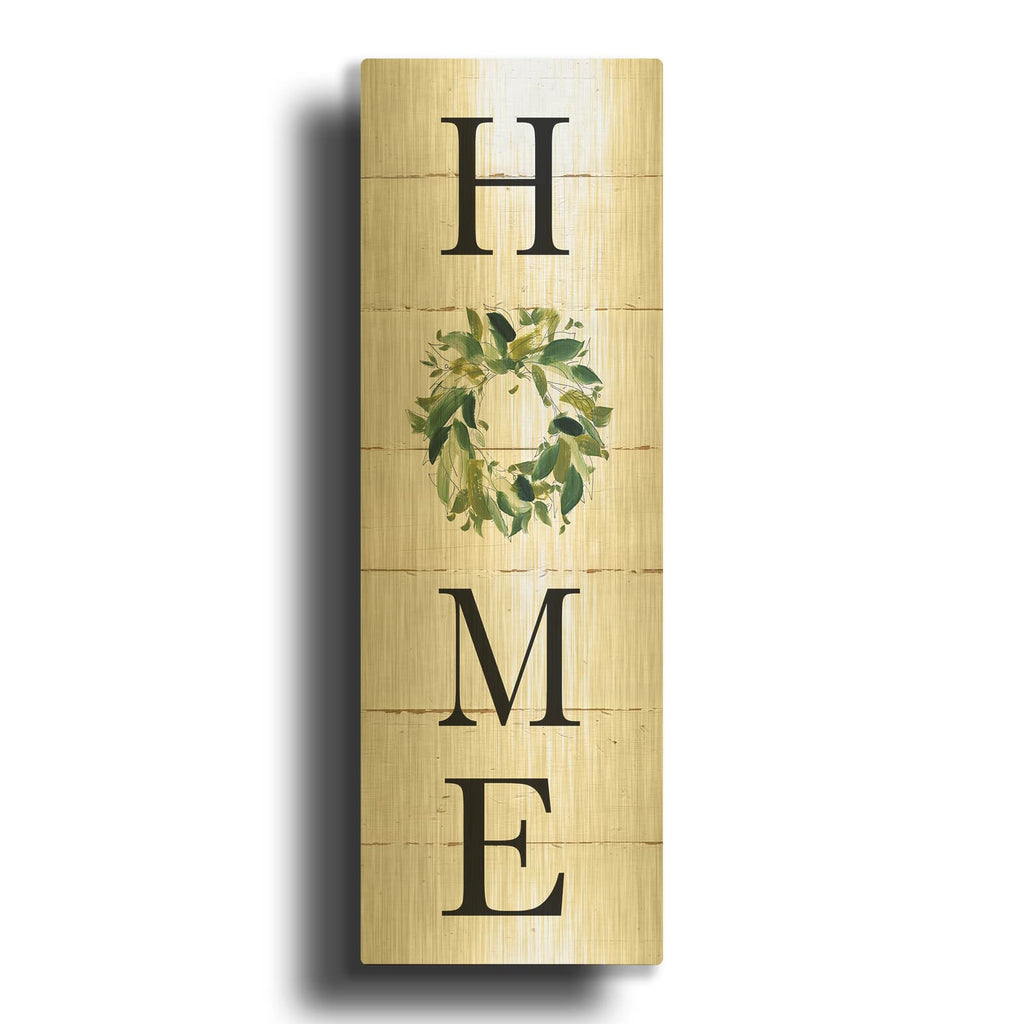 'Home' By Carol Robinson Gold Metal Wall Art