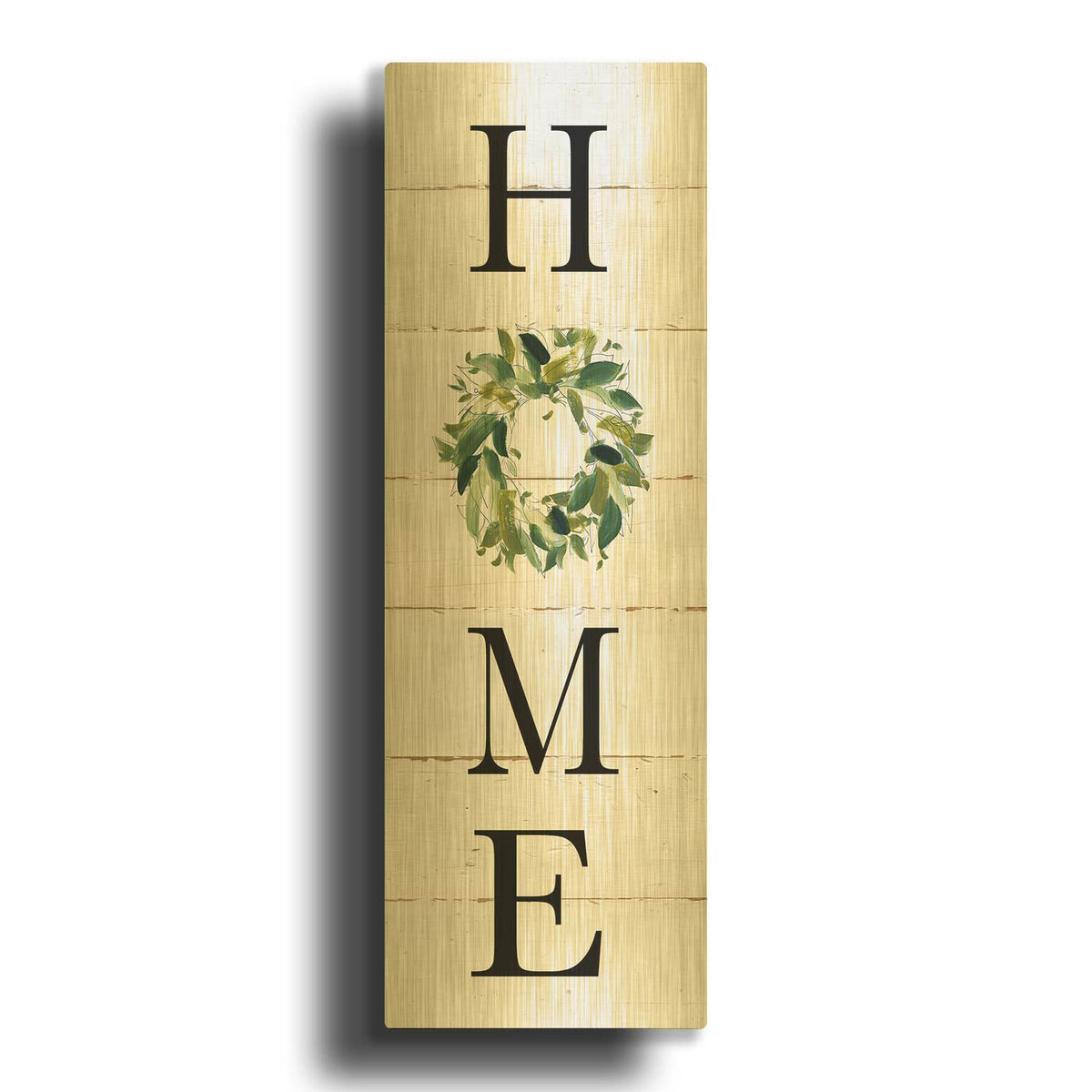'Home' By Carol Robinson Gold Metal Wall Art