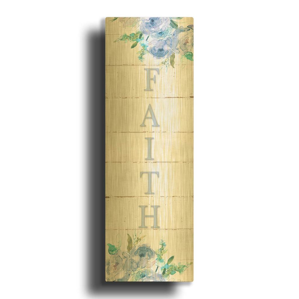 'Faith' By Carol Robinson Gold Metal Wall Art