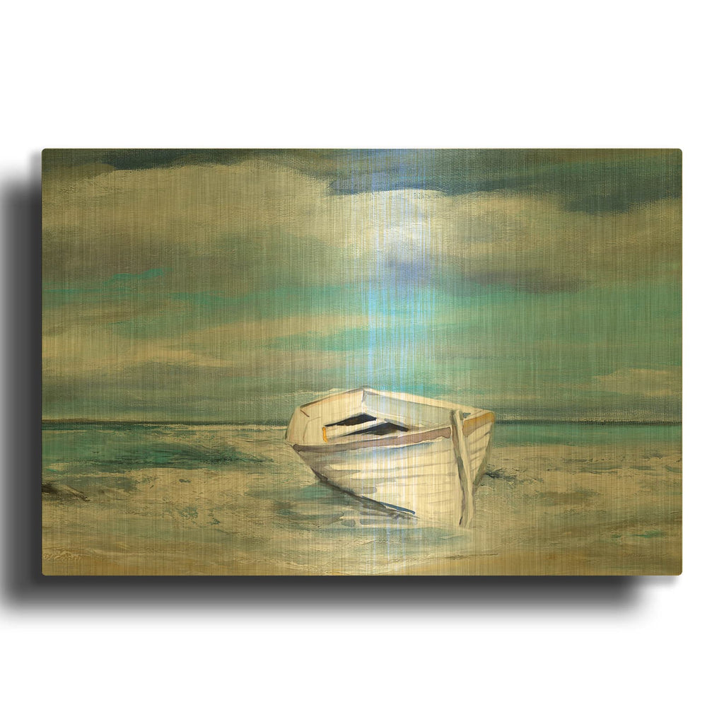 'Classic Coast' By Carol Robinson Gold Metal Wall Art