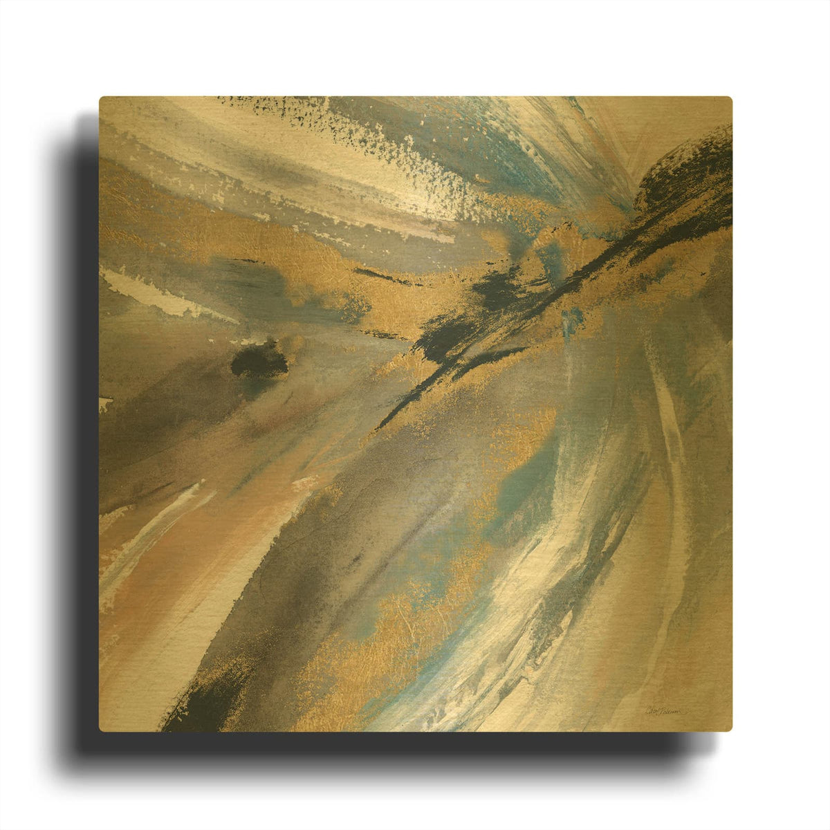 'Westerly Wind' By Carol Robinson Gold Metal Wall Art