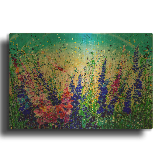 'Colorado Mile High Meadows' By Lena Owens Gold Metal Wall Art