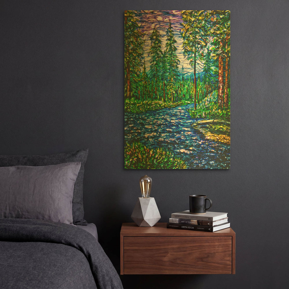 'Summer Time Magic II' By Lena Owens Gold Metal Wall Art