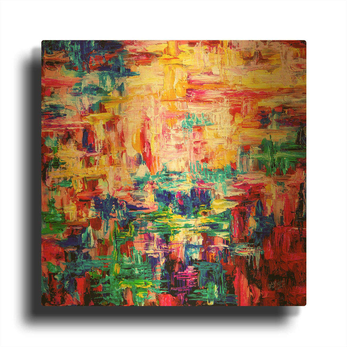 'Vincent' By Lena Owens Gold Metal Wall Art