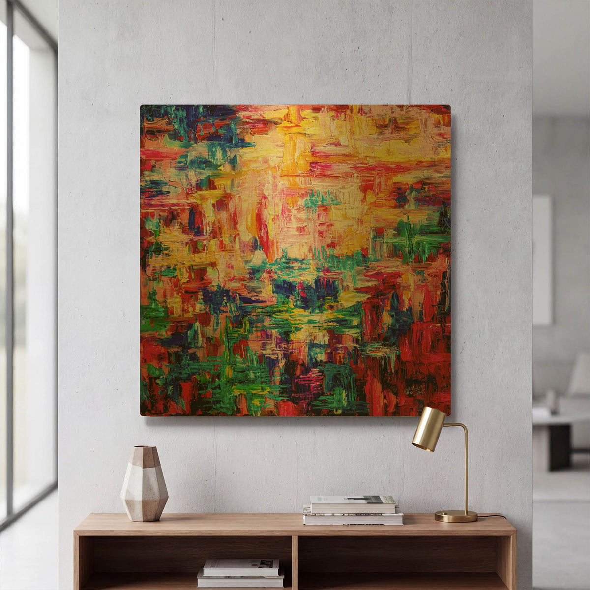 'Vincent' By Lena Owens Gold Metal Wall Art