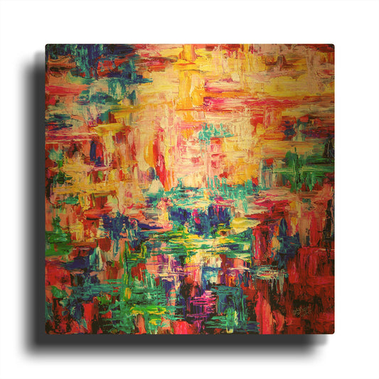'Vincent' By Lena Owens Gold Metal Wall Art
