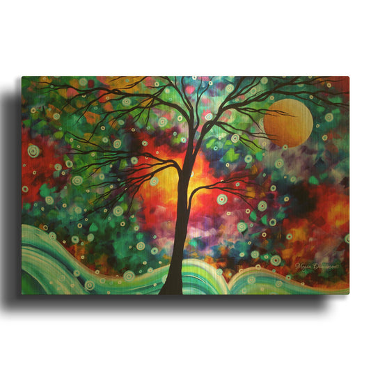 'A Moment in Time' By Megan Duncanson Gold Metal Wall Art