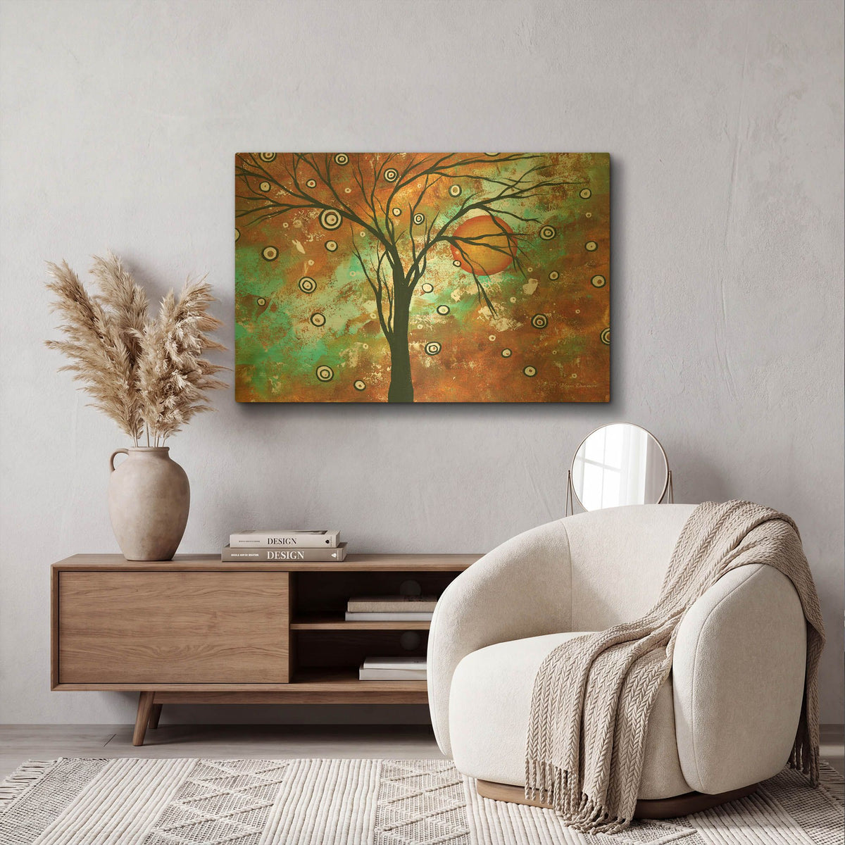 'Autumn' By Megan Duncanson Gold Metal Wall Art