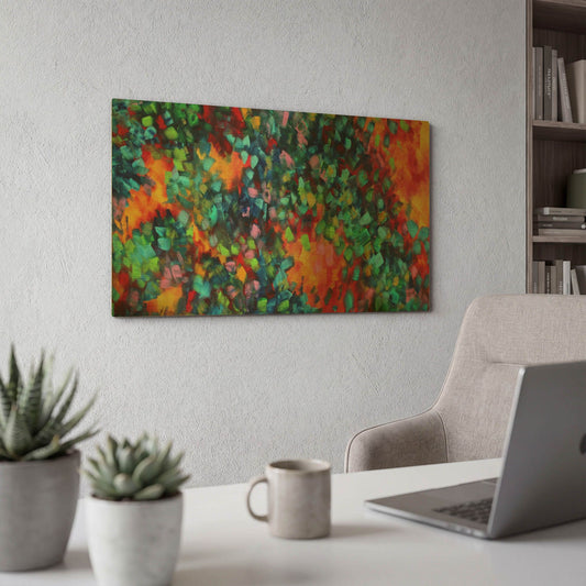 'Color Blast' By Megan Duncanson Gold Metal Wall Art
