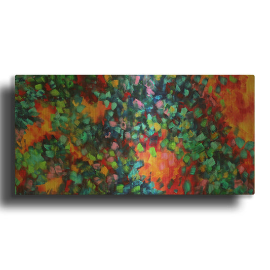 'Color Blast' By Megan Duncanson Gold Metal Wall Art