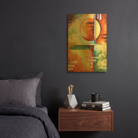 'Color Explosion I' By Megan Duncanson Gold Metal Wall Art