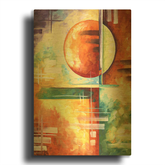 'Color Explosion I' By Megan Duncanson Gold Metal Wall Art