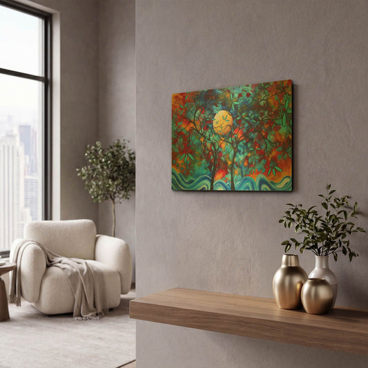 'Lover' By Megan Duncanson Gold Metal Wall Art