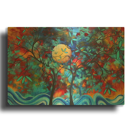 'Lover' By Megan Duncanson Gold Metal Wall Art