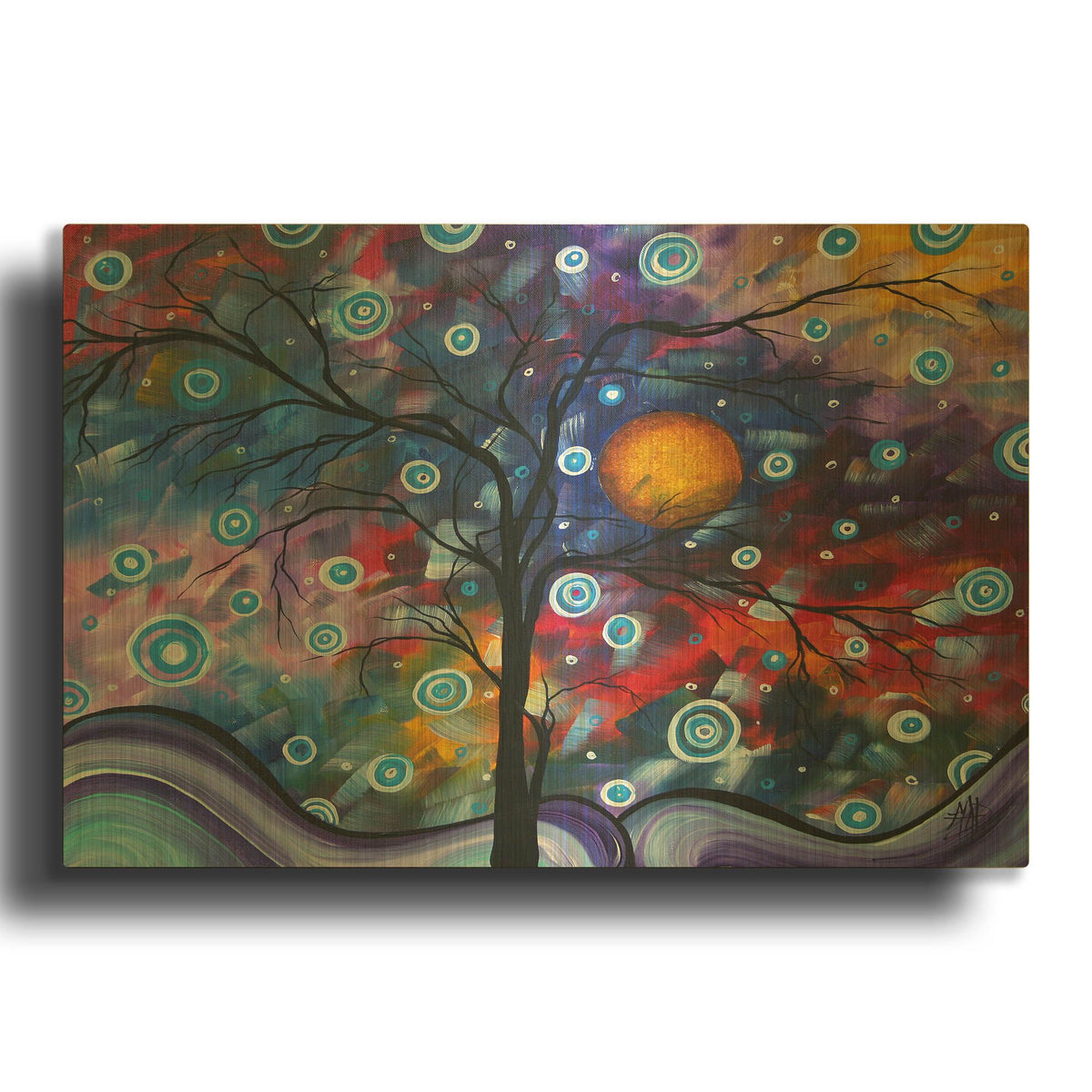 'See the Beauty' By Megan Duncanson Gold Metal Wall Art