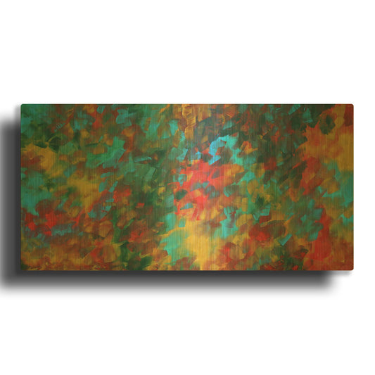 'Autumn Colors' By Megan Duncanson Gold Metal Wall Art
