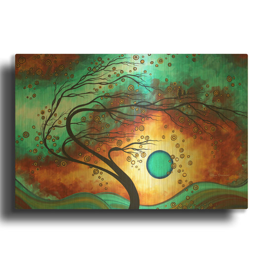 'Family Joy' By Megan Duncanson Gold Metal Wall Art