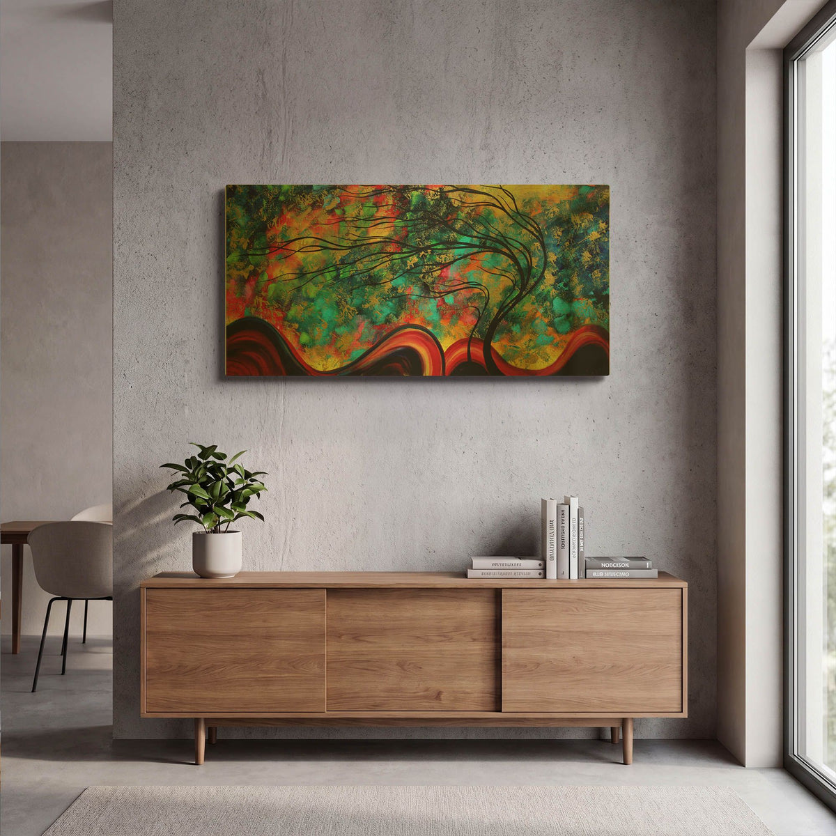 'Fleeting Glance' By Megan Duncanson Gold Metal Wall Art