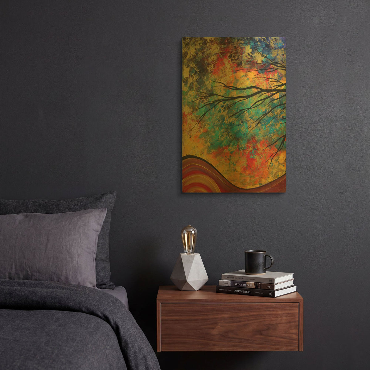 'Go Forth' By Megan Duncanson Gold Metal Wall Art
