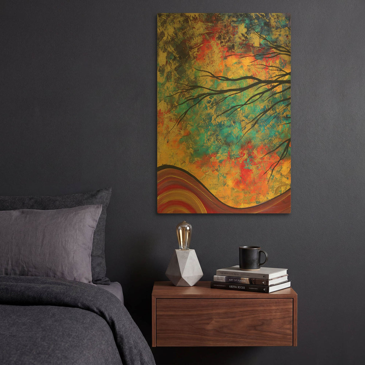 'Go Forth' By Megan Duncanson Gold Metal Wall Art
