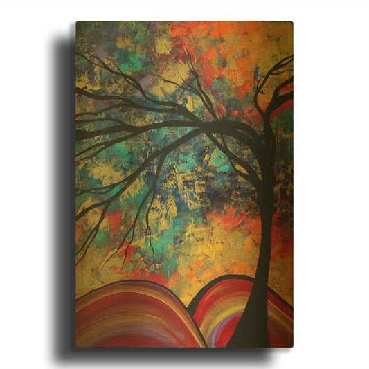 'Go Forth 2' By Megan Duncanson Gold Metal Wall Art