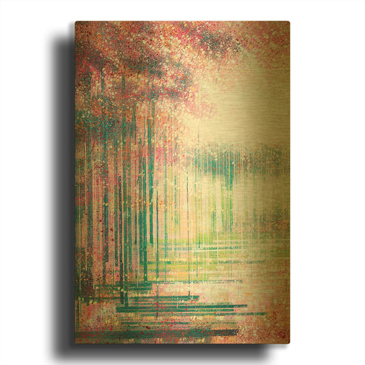 'Spring Blossom' By Marc Todd Gold Metal Wall Art