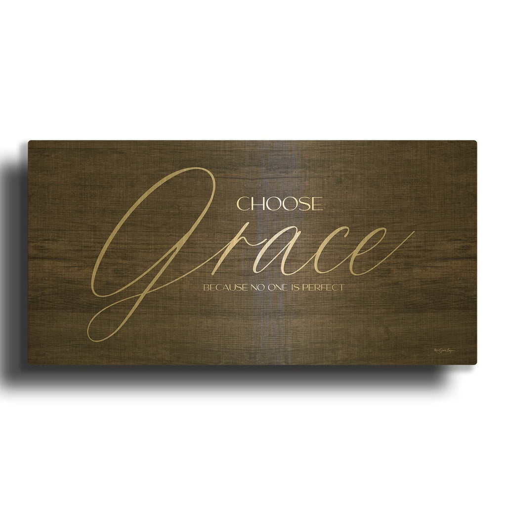 'Choose Grace' By Susie Boyer Gold Metal Wall Art