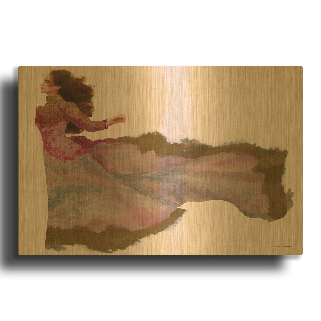 'She Who Shines' By Kamdon Kreations Gold Metal Wall Art