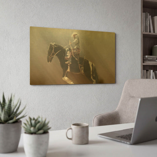 'Rockin' By Kari Brooks Gold Metal Wall Art