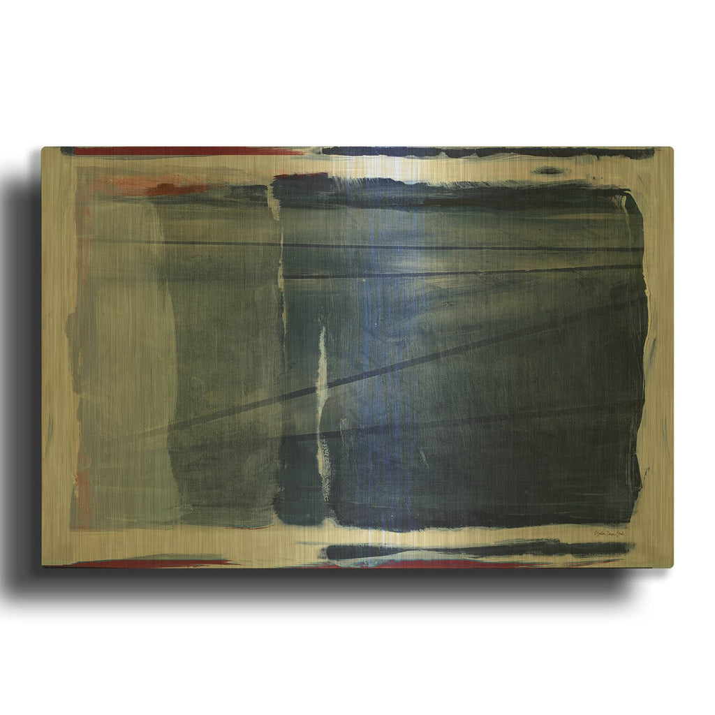 'Tilted View' By Stellar Design Studio Gold Metal Wall Art