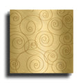 'Providence Gold' By Yass Naffas Designs Gold Metal Wall Art