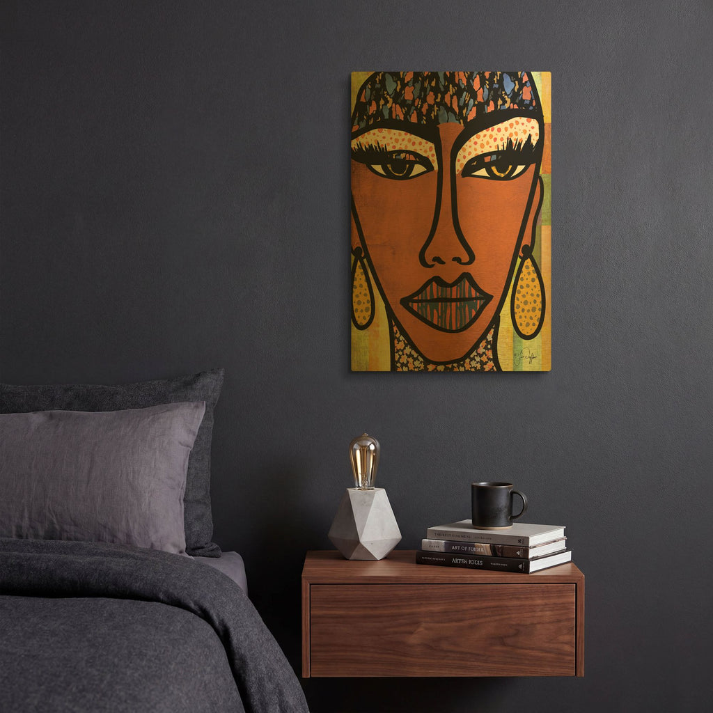 'Empowered' By Yass Naffas Designs Gold Metal Wall Art