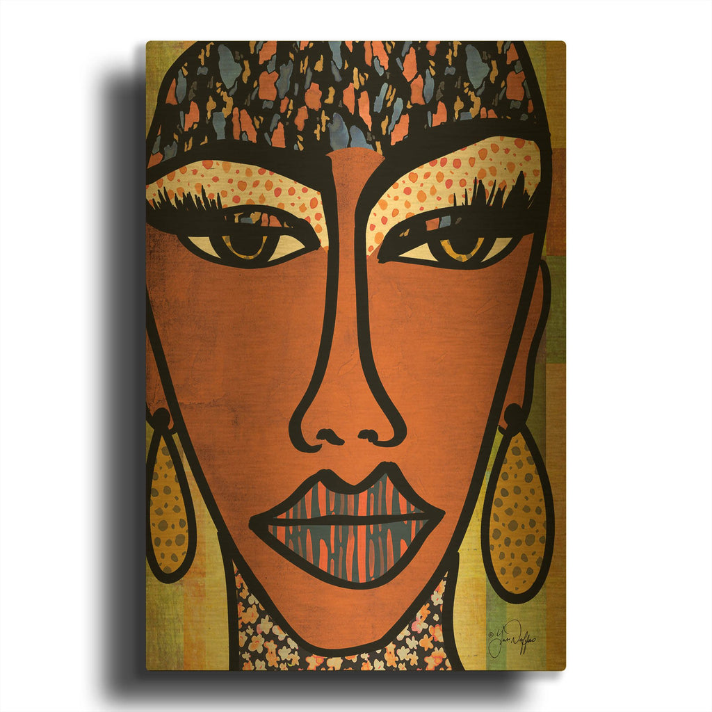 'Empowered' By Yass Naffas Designs Gold Metal Wall Art
