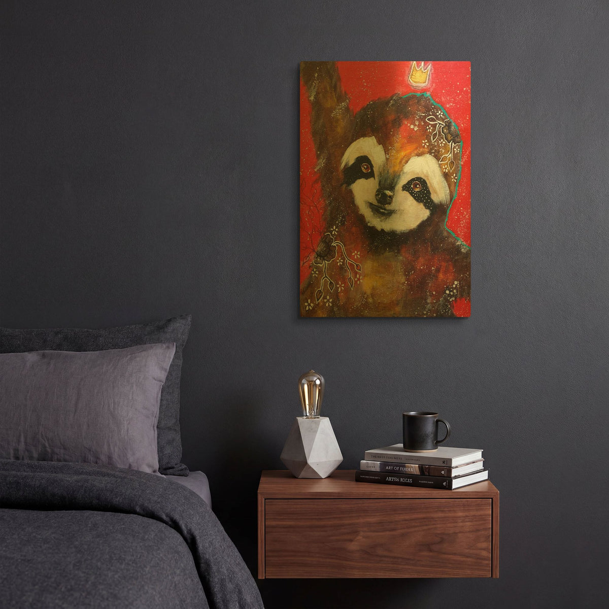 'A Heart Filled With Joy' By The Secret Hermit Gold Metal Wall Art