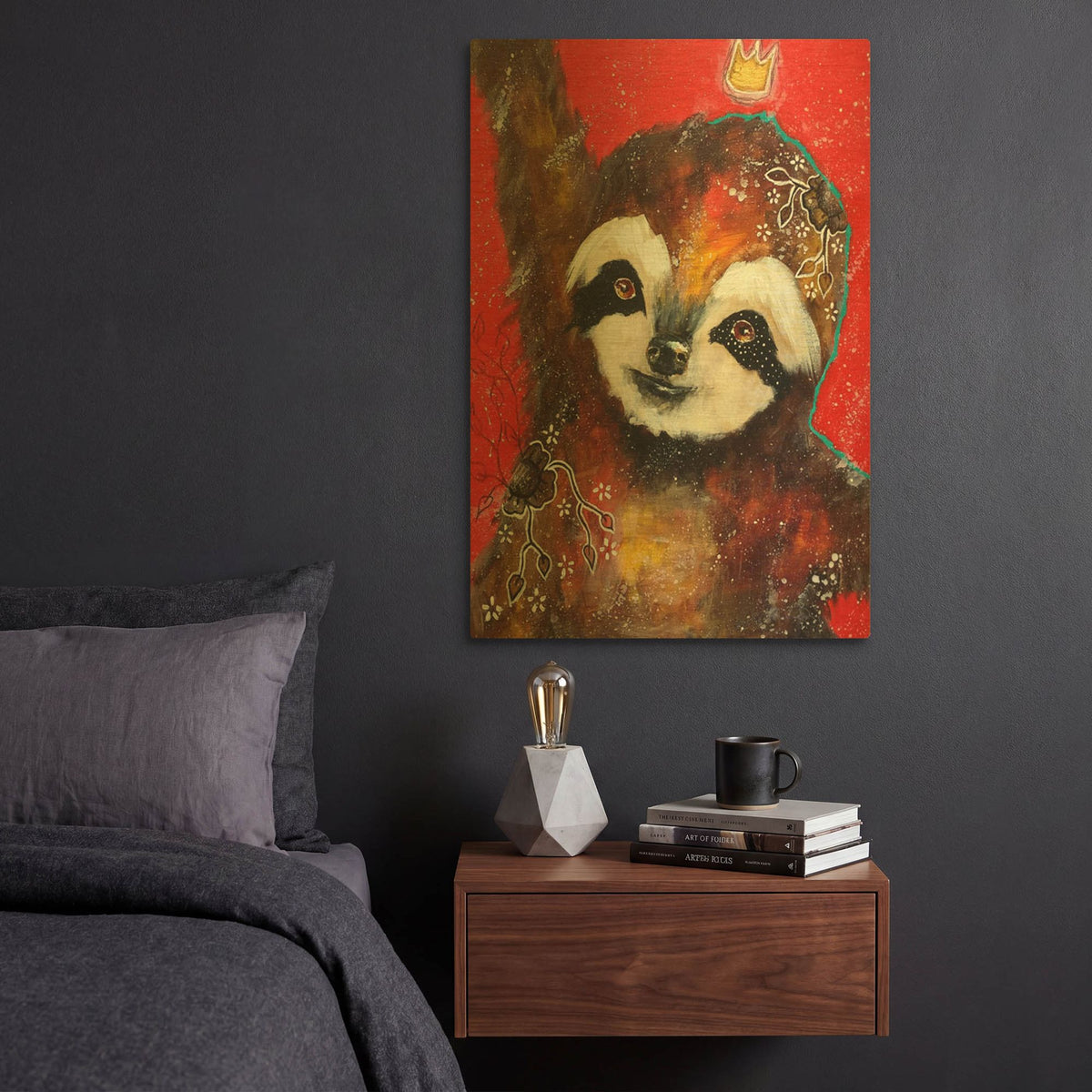 'A Heart Filled With Joy' By The Secret Hermit Gold Metal Wall Art