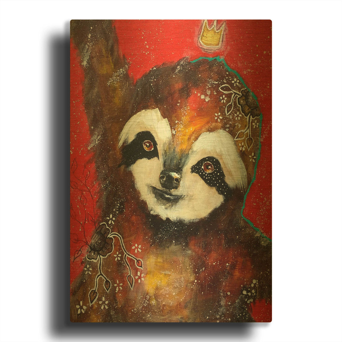 'A Heart Filled With Joy' By The Secret Hermit Gold Metal Wall Art