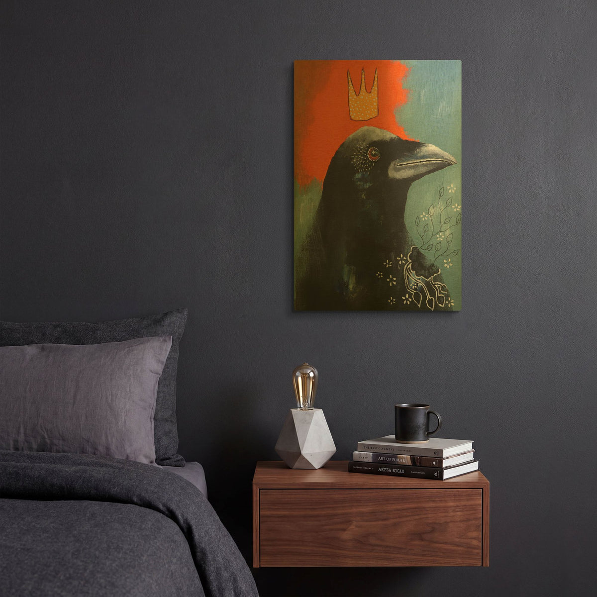 'A Srong Connection' By The Secret Hermit Gold Metal Wall Art