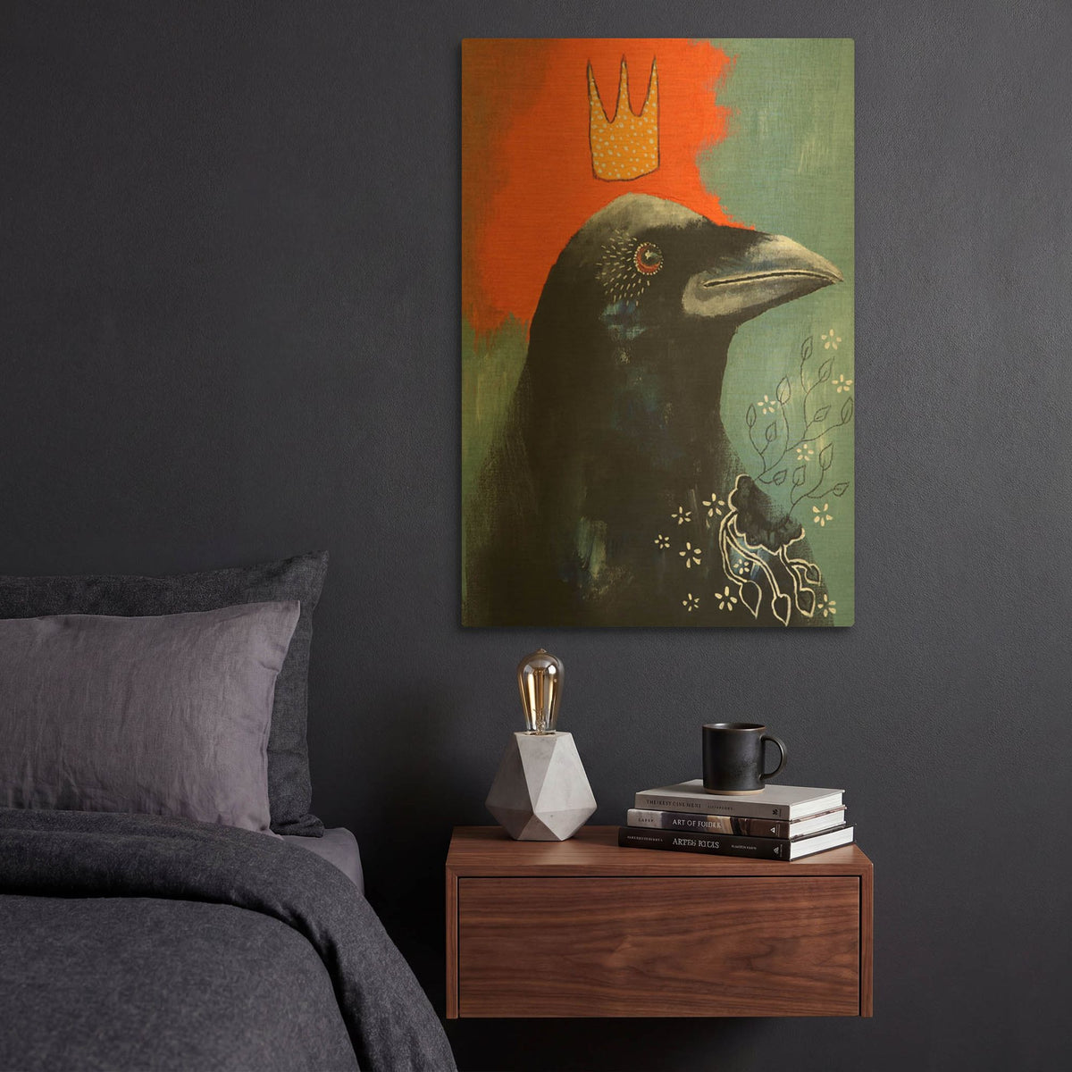 'A Srong Connection' By The Secret Hermit Gold Metal Wall Art