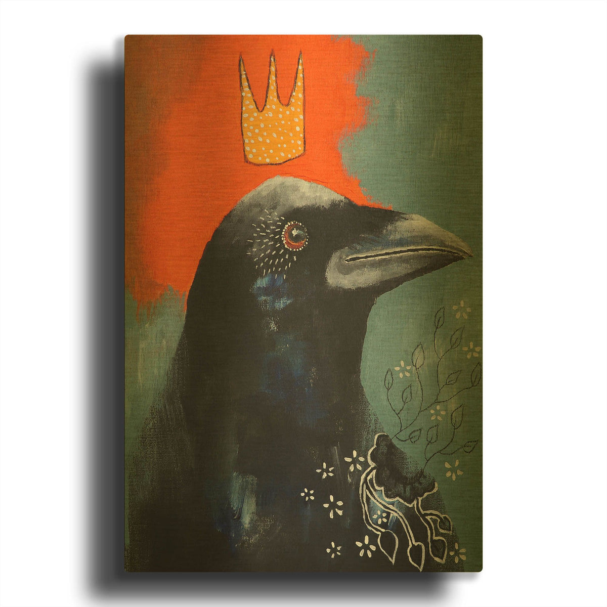 'A Srong Connection' By The Secret Hermit Gold Metal Wall Art